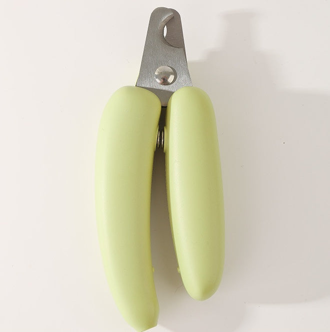 HKM-2314045 Banana-Shaped Nail Clippers for Pets ¨C Ergonomic Design for Easy and Safe Grooming