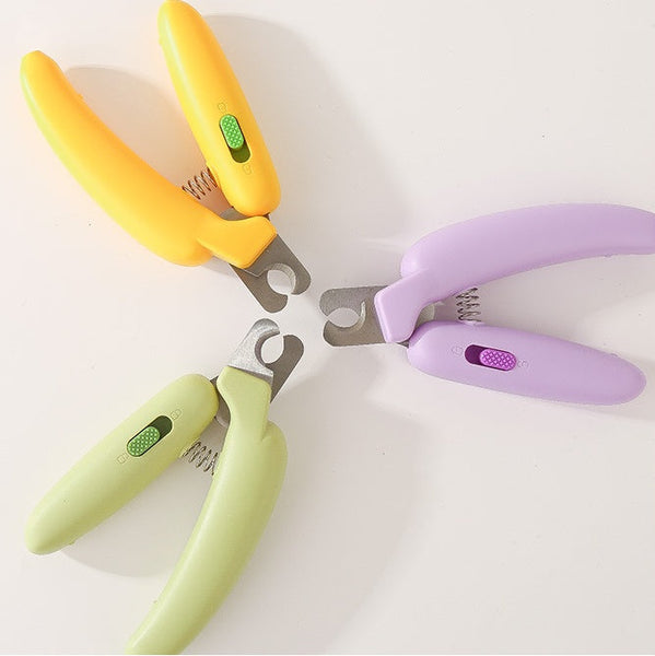 HKM-2314045 Banana-Shaped Nail Clippers for Pets ¨C Ergonomic Design for Easy and Safe Grooming