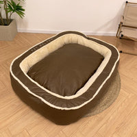 HKM-2314301 Cozy Polyester Cotton Dog Bed in Multiple Sizes for Winter Comfort