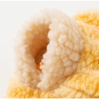 HKM-2314813 Cozy Sherpa Pet Vest with Bear Patch and Integrated Leash Ring for Small to Medium Dogs and Cats