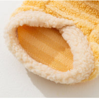 HKM-2314813 Cozy Sherpa Pet Vest with Bear Patch and Integrated Leash Ring for Small to Medium Dogs and Cats