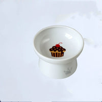 HKM-2316221 Ceramic Dog and Cat Bowls with Unique Defects - Mini and Large Sizes Available