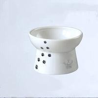 HKM-2316221 Ceramic Dog and Cat Bowls with Unique Defects - Mini and Large Sizes Available