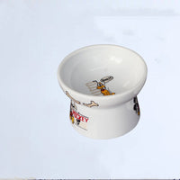 HKM-2316221 Ceramic Dog and Cat Bowls with Unique Defects - Mini and Large Sizes Available