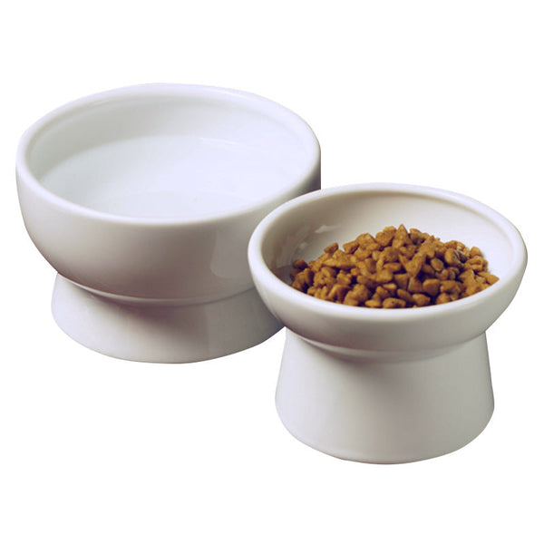HKM-2316221 Ceramic Dog and Cat Bowls with Unique Defects - Mini and Large Sizes Available