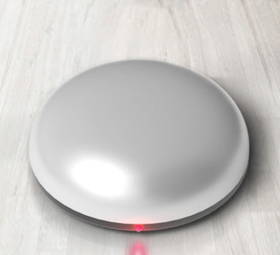 HKM-2316861 Medium Silver Toy Cat Robot Sweeping Vacuum - 180*62.5mm, ABS Material, Battery Operated (4x5)