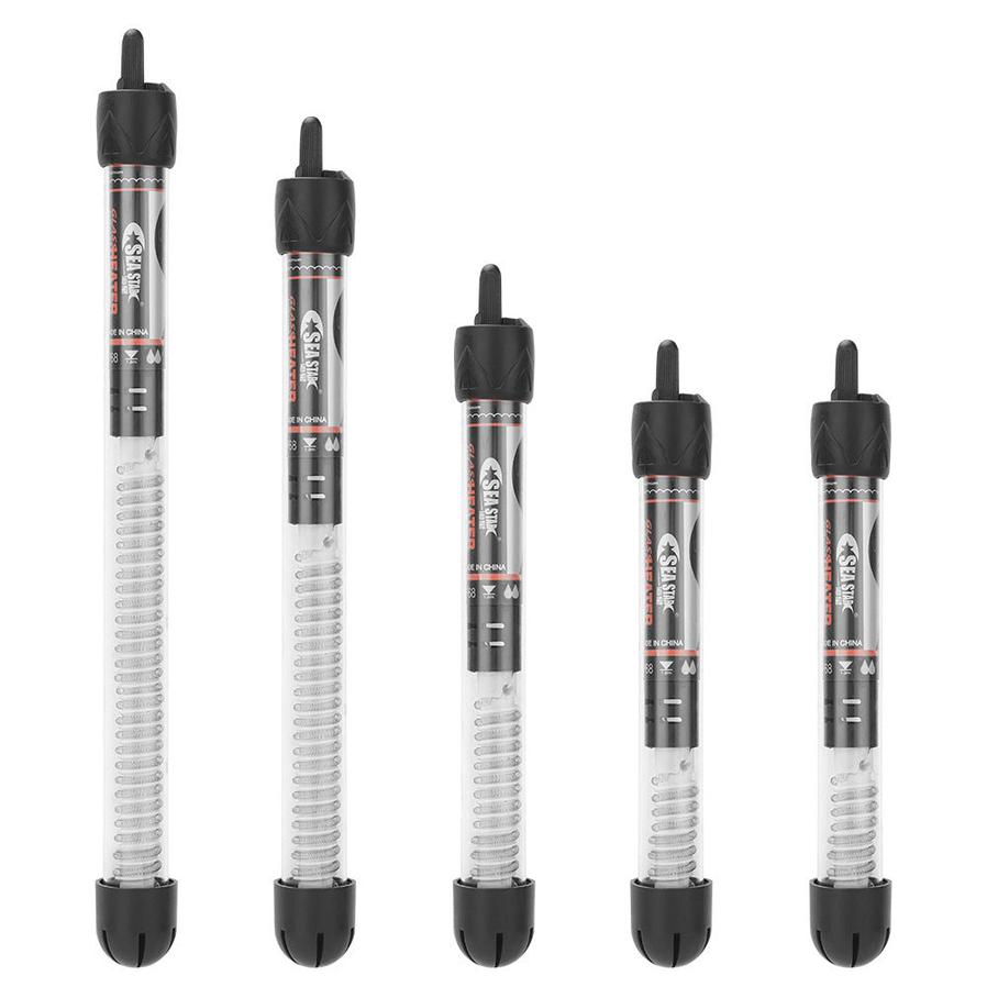 HKM-231699 Automatic Aquarium Heater with Thermostat, Glass Design, 25W to 300W Options for Fish Tanks and Tortoise Care