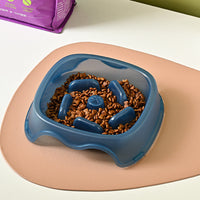 HKM-2317501 Slow Feed Water Bowl for Dogs - Anti-Suffocation Design, Puppy Feeding Plastic Bowl, 200g