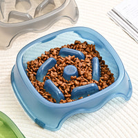 HKM-2317501 Slow Feed Water Bowl for Dogs - Anti-Suffocation Design, Puppy Feeding Plastic Bowl, 200g