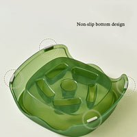 HKM-2317501 Slow Feed Water Bowl for Dogs - Anti-Suffocation Design, Puppy Feeding Plastic Bowl, 200g