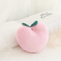 HKM-231763 Fruit Plush Toy Peach Cushion with Blanket - Soft PP Cotton Filling, 40x35cm Pillow Size