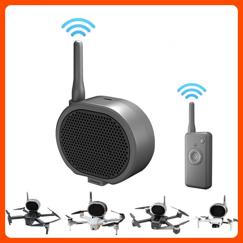 HKM-231827 Compact Remote-Controlled Megaphone with Built-In Lithium Battery for UAV Accessories