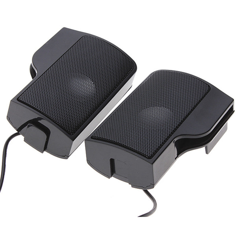 HKM-231955 Compact Clip-On USB Desktop Speakers for Enhanced Sound Experience
