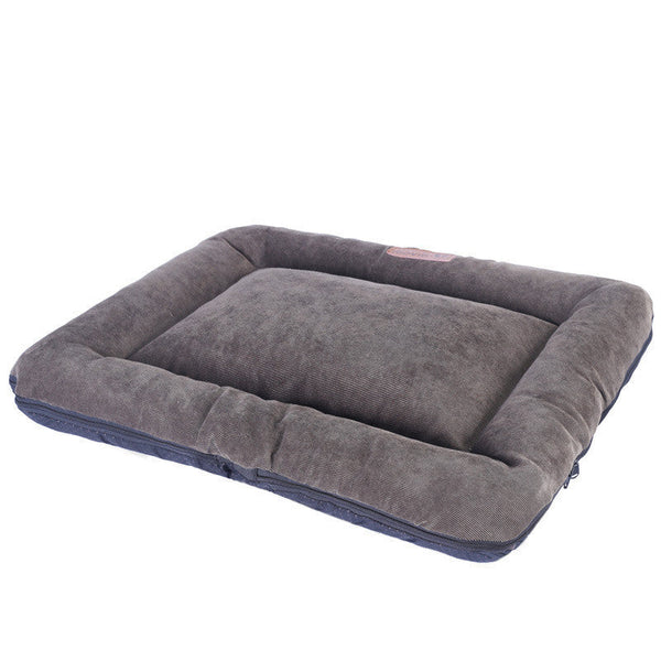 HKM-2320061 Large Dog Mat for Puppy Kennel - Soft Corduroy Bed in Multiple Sizes and Colors