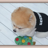 HKM-2321597 Lightweight Cotton Black Dog Vest for Spring and Summer Wear