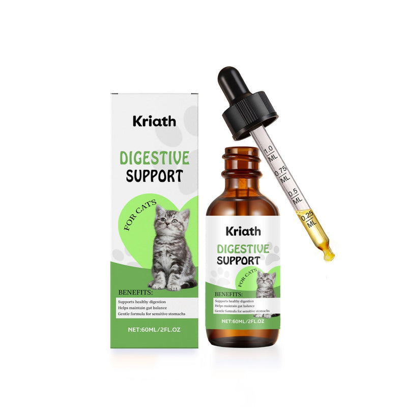 HKM-2321853 Cat Digestive Support Drops - Natural Ingredients for Healthy Digestion