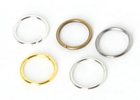 HKM-232211 200-Piece Alloy Hair Ring for Dreadlocks and Braids - 8mm & 10mm in Various Finishes