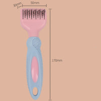 HKM-2323261 Stainless Steel Dog and Cat Grooming Comb with Knot Knife and Massage Brush