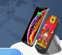 HKM-232339 Dual Vertical Wireless Charger for Mobile Phones and Headsets - Fast Charging Station