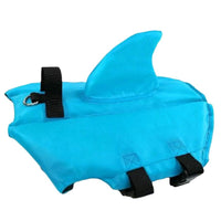 HKM-2324157 Shark Fin Pet Life Jacket for Dogs - Blue & Orange, Multiple Sizes (XS to XXL)