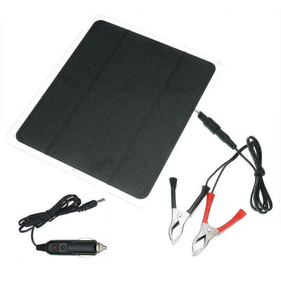 HKM-232531 Solar-Powered Exhaust Fan and Mobile Phone Charger Board - 12V, 410mAh Battery, 1000mA Output