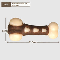 HKM-2326589 Durable Foodie-Bone Cowhide & Nylon PU Toy for All Dog Types