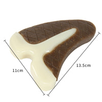 HKM-2326589 Durable Foodie-Bone Cowhide & Nylon PU Toy for All Dog Types