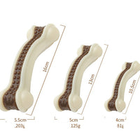 HKM-2326589 Durable Foodie-Bone Cowhide & Nylon PU Toy for All Dog Types