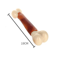 HKM-2326589 Durable Foodie-Bone Cowhide & Nylon PU Toy for All Dog Types