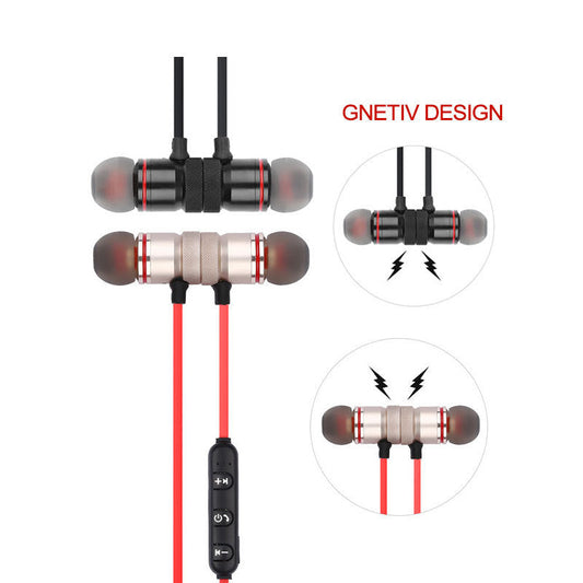 HKM-232659 Wireless Magnetic Bluetooth Headset with Stereo Sound and Call Function - TWS Ear XT6