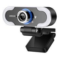 HKM-232851 1080P USB Camera with LED Supplement Light and Omnidirectional Microphone for Online Classes and Live Streaming