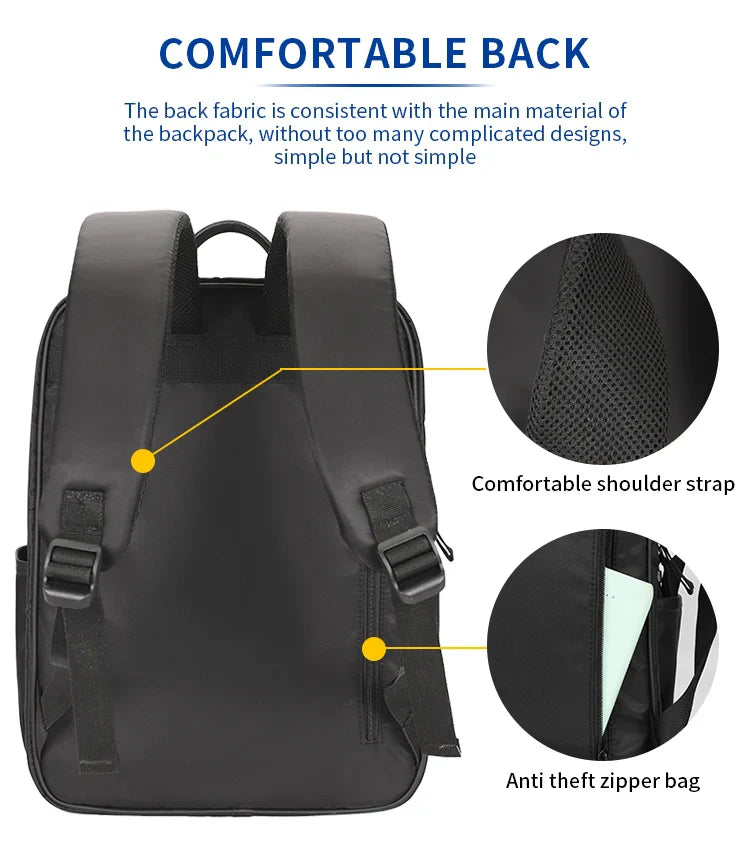 HKM-232851 Custom Waterproof Laptop Backpack for 15-Inch Computers - Stylish School and Work Bag