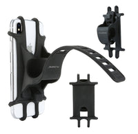 HKM-232851 Universal Bicycle Phone Holder with Flexible Silicone Design, Fits 4-6.3 Inch Devices
