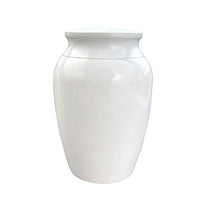 HKM-2329021 Tree of Life Aluminum Memorial Jar for Pet Remains - White 70x45mm