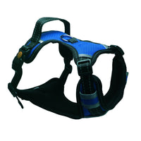 HKM-2330813 Double-Sided Nylon Chest Strap for Dogs in Black, Red, Army Green, and Blue