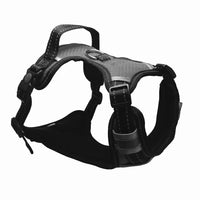 HKM-2330813 Double-Sided Nylon Chest Strap for Dogs in Black, Red, Army Green, and Blue