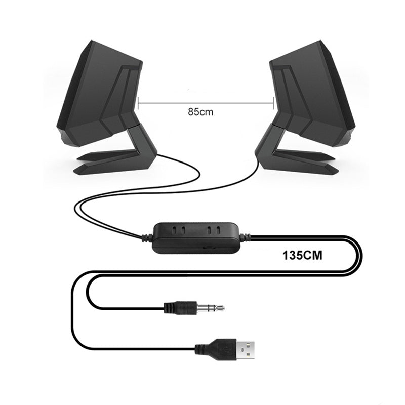 HKM-233107 USB 2.1 Multimedia Speakers with Wireless Subwoofer for Computers