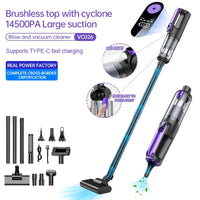 HKM-233363 Compact Handheld Wet/Dry Car Vacuum Cleaner for Efficient Home and Auto Cleaning