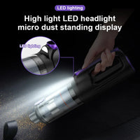 HKM-233363 Compact Handheld Wet/Dry Car Vacuum Cleaner for Efficient Home and Auto Cleaning