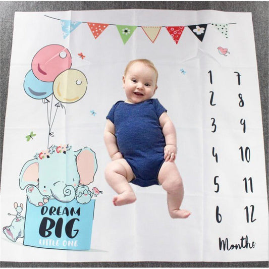 HKM-233427 Soft Baby Photo Blanket for Adorable Memories - 100 x 100 CM Photo Props