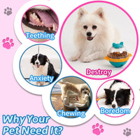 HKM-2334781 Interactive Dog & Cat Treat Dispenser Puzzle Ball for Medium to Large Breeds