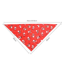 HKM-2334909 Santa Claus Pet Triangle Scarf with Adjustable Buckle Design