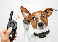 HKM-233683 Rechargeable Waterproof Dog Training Collar with Remote Bark Control - Shock and Vibration Modes