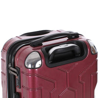 HKM-234003 3-Piece 20-Inch Trolley Case Set with 4-Wheel Design and Password Lock
