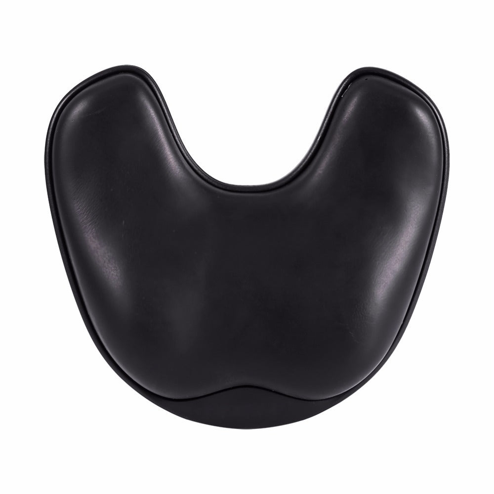 HKM-234131 360-Degree Rotating Memory Cotton Mouse Pad - Compact Black Design (12 x 11cm)