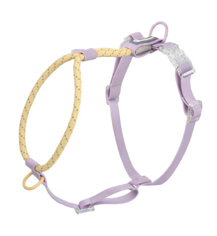 HKM-2342845 Solid Color PVC Dog Leash with Hand Holding Rope in Dark Red, Purple, Yellow, and Taoyao Green