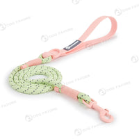 HKM-2342845 Solid Color PVC Dog Leash with Hand Holding Rope in Dark Red, Purple, Yellow, and Taoyao Green