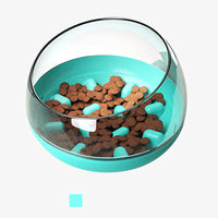 HKM-2343229 Slow Feed Space Capsule Dog Bowl for Healthy Chewing - Non-Slip Design