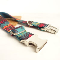 HKM-2345021 Durable Polyester Alloy Buckle Pet Dog Ring for Secure Leash Attachment