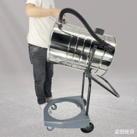 HKM-234515 80L Blue Industrial Vacuum Cleaner for Dry and Wet Cleaning - 3000W High Power Performance